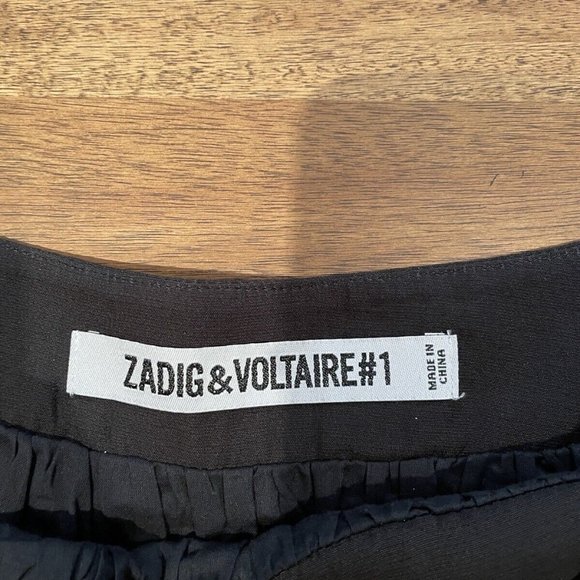 Zadig & Voltaire Black Mini Skirt - Picture 1 of 4
